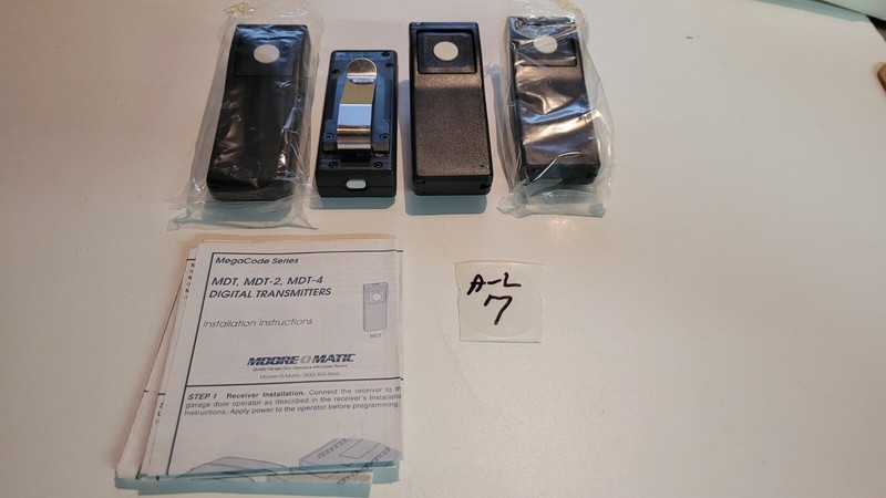 LINEAR 4 MTD DIGITAL TRANSMITTERS FOR MDR RECEIVER (not included) & INSTRUCTIONS