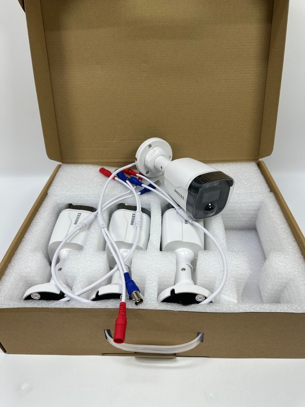 OOSSXX 4 CAMERA / 1 DVR - CCTV - OUTDOOR SECURITY CAMERA SYSTEM - w/3000gb HD gallery
