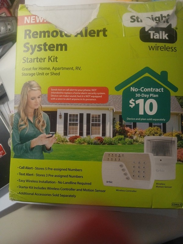 Straight Talk Wireless Remote Alert System