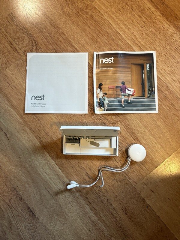 Used Google Nest Camera Parts, Instructions, And Tools Lot See