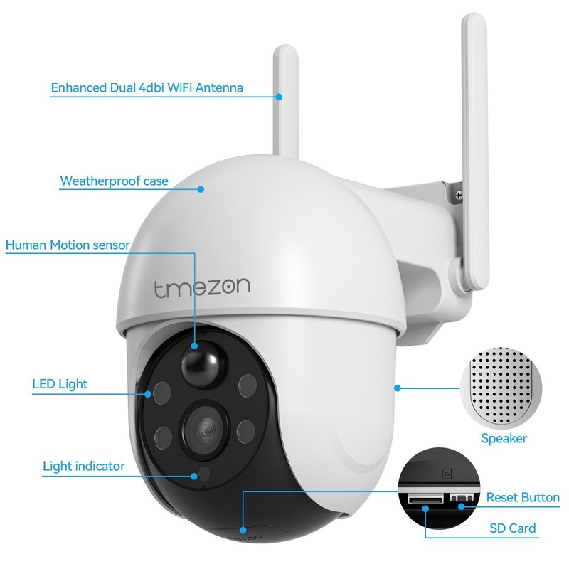 Solar Wireless 4MP CCTV Security Camera System WIFI NVR Monitor Auto Tracking gallery