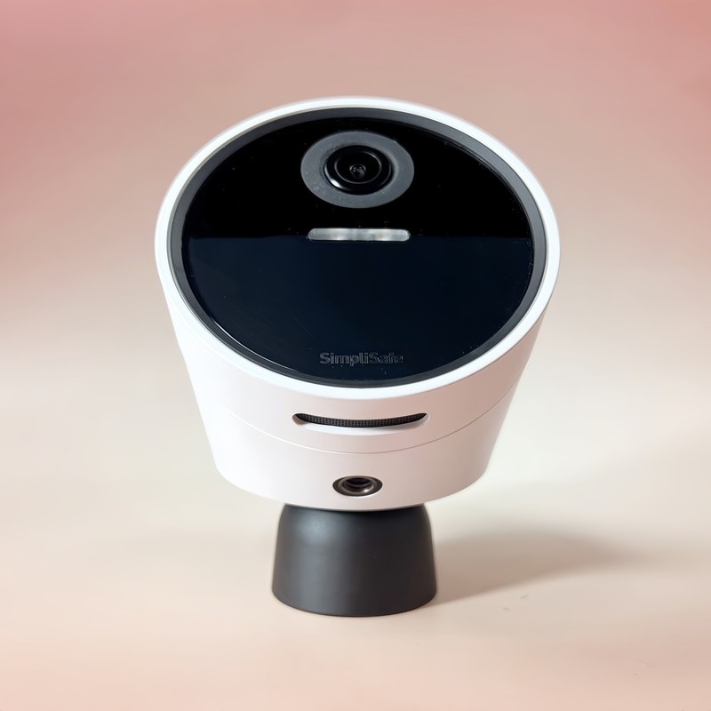 SimpliSafe Outdoor Wireless Security Camera 1080P HD Active Guard cam White