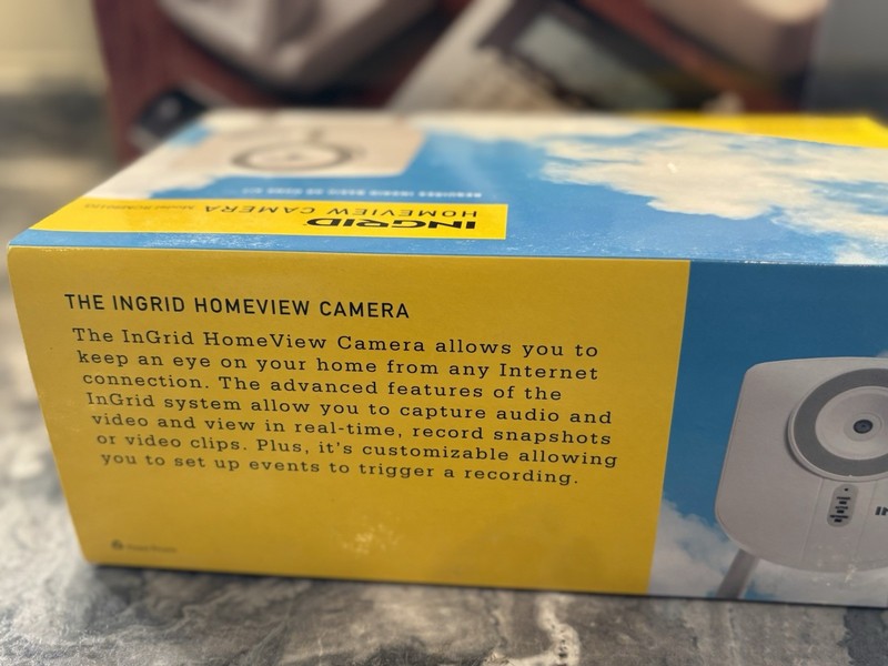 Vintage NIB 2007 Ingrid Smart Home Security Set Camera, Console, Siren, Full Kit gallery