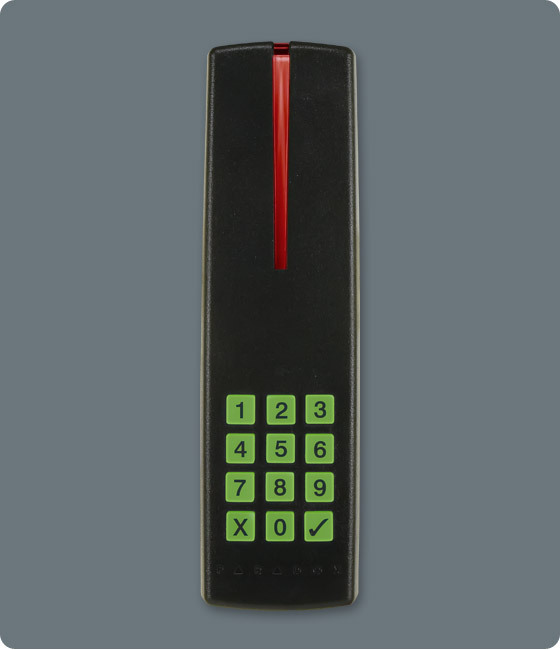 Paradox R915 4-Wire Sealed Indoor/Outdoor Proximity Reader and Keypad Black