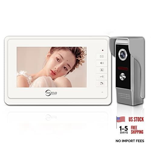 7'' Color Wired Video Door Phone Intercom System for Home Indoor Monitor