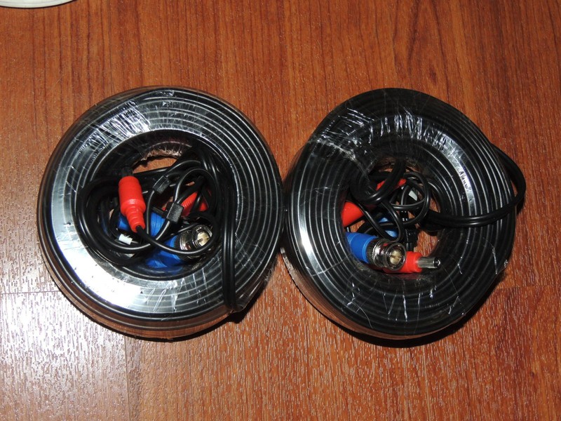 Lot of 2 – New 60′ BNC 24 BLACK Cable for Night Owl HD Analog Security Camera