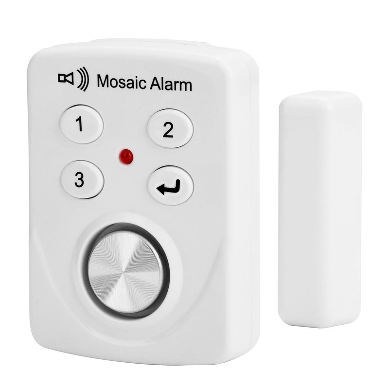 Door Alarms with Delay When Left Open 130db Window Break Sliding Siren Vibrat…
