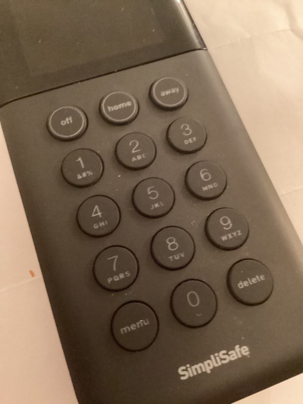 SimpliSafe SSKP3 Home Security Wireless Black Remote-Untested-Parts gallery