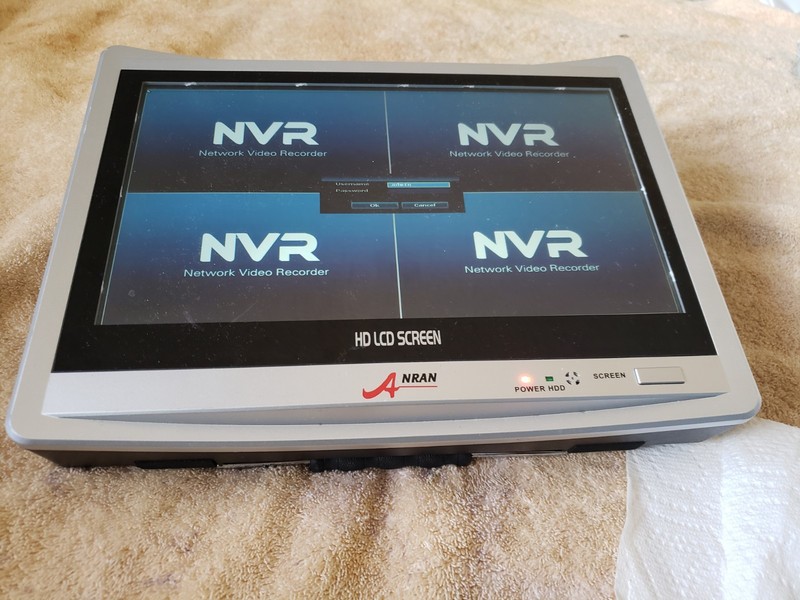 ANRAN WIRELESS NVR 11 1/2" MONITOR,
