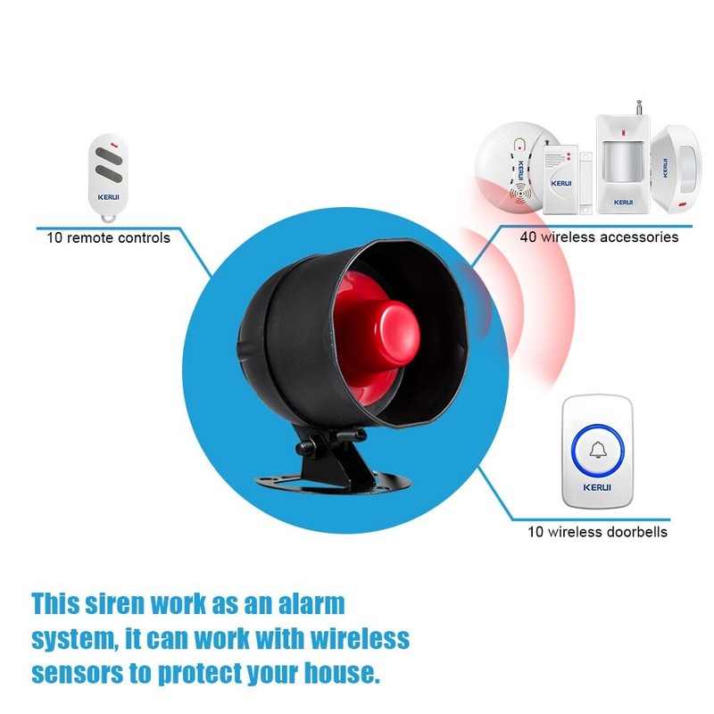 KERUI Smart WIFI Wireless Security Alarm System Siren 433Mhz Burglar Motion Door gallery