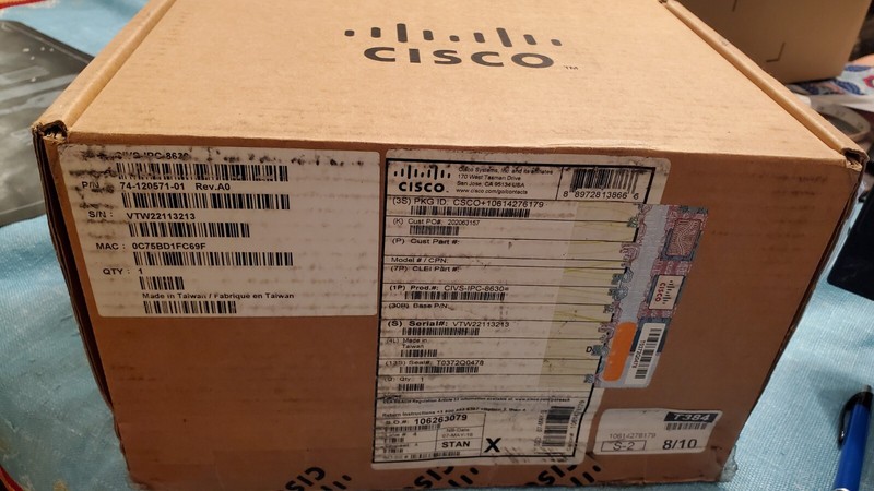 New Cisco CIVS-IPC-8630 Dome 1080p IP Outdoor surveillance Camera, WDR Pro