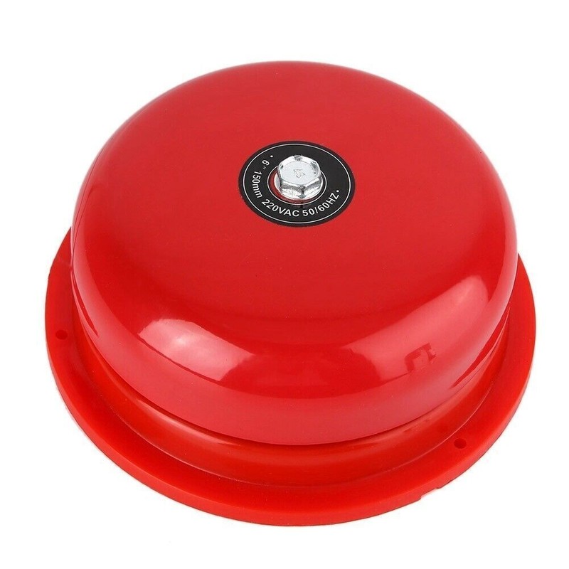 6 Inches Carbon Steel Internal Strike Type Electric Bell 95db gallery