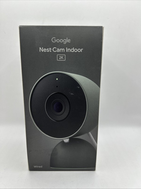 New Google Nest Cam 2K Indoor Wired 3rd Gen Security Camera Hazel GA09975-US🔥