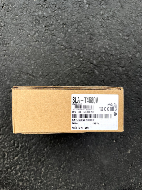 Hanwha Techwin SLA-T4680V 2MP @ 60fps 4.6mm Security Camera Lens - NEW