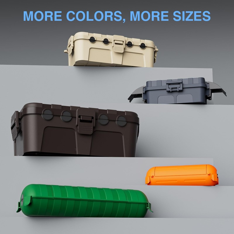 Flemoon IP54 Waterproof Box with Large Capacity Outdoor Weatherproof Gray gallery