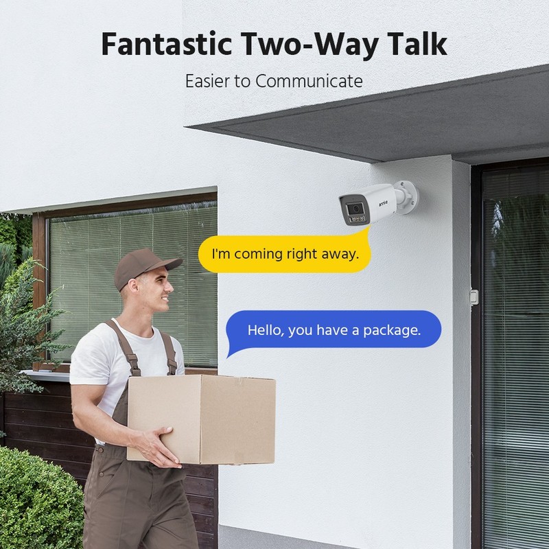 ANNKE 8CH NVR 3K POE Color Night Security Camera System Two Way Audio Recording gallery