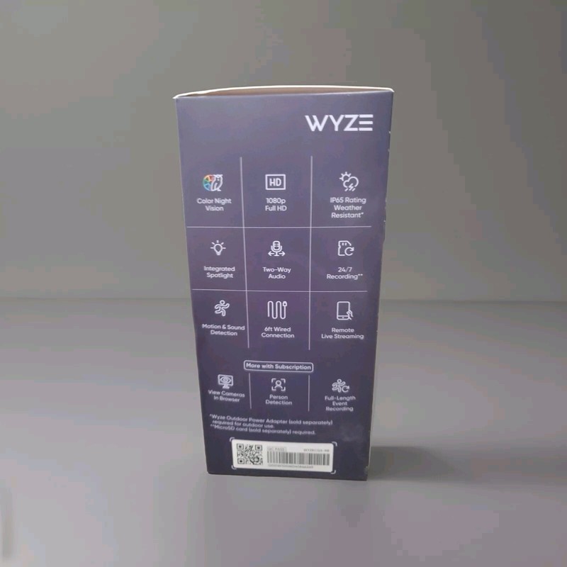 WYZE WYZECGS-RB CAM OG 1080P WIFI SMART SECURITY 3X ZOOM COLOR NIGHT VISION WIRE gallery