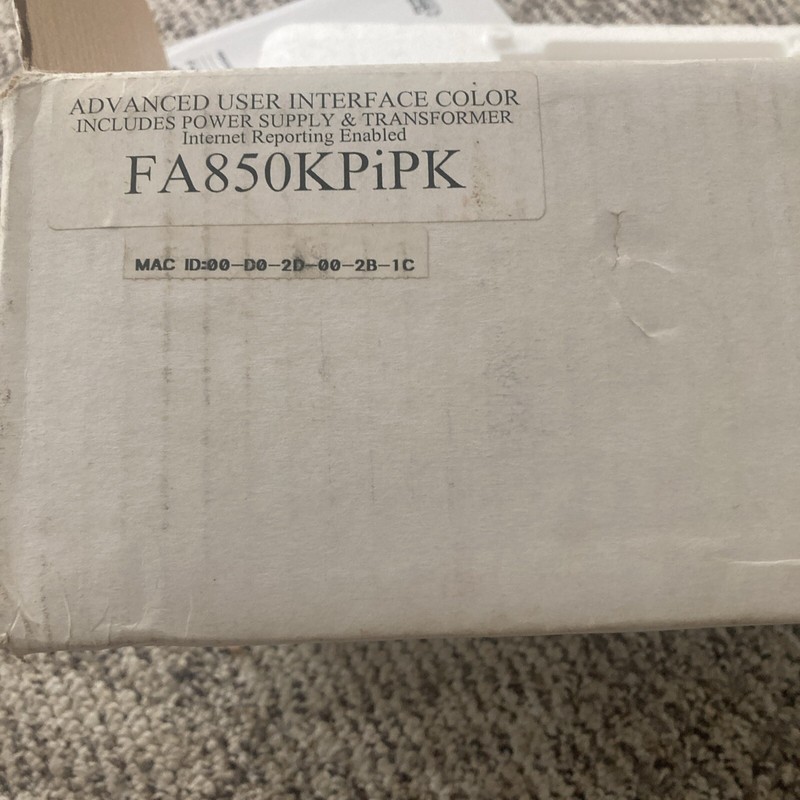 First Alert FA850KP Symphony Advanced User Color Interface Kit