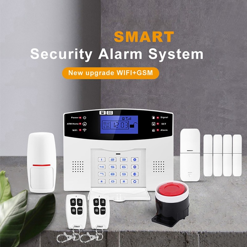 1-8 Remote Wireless Alarm System Kit For Home Security MULO gallery
