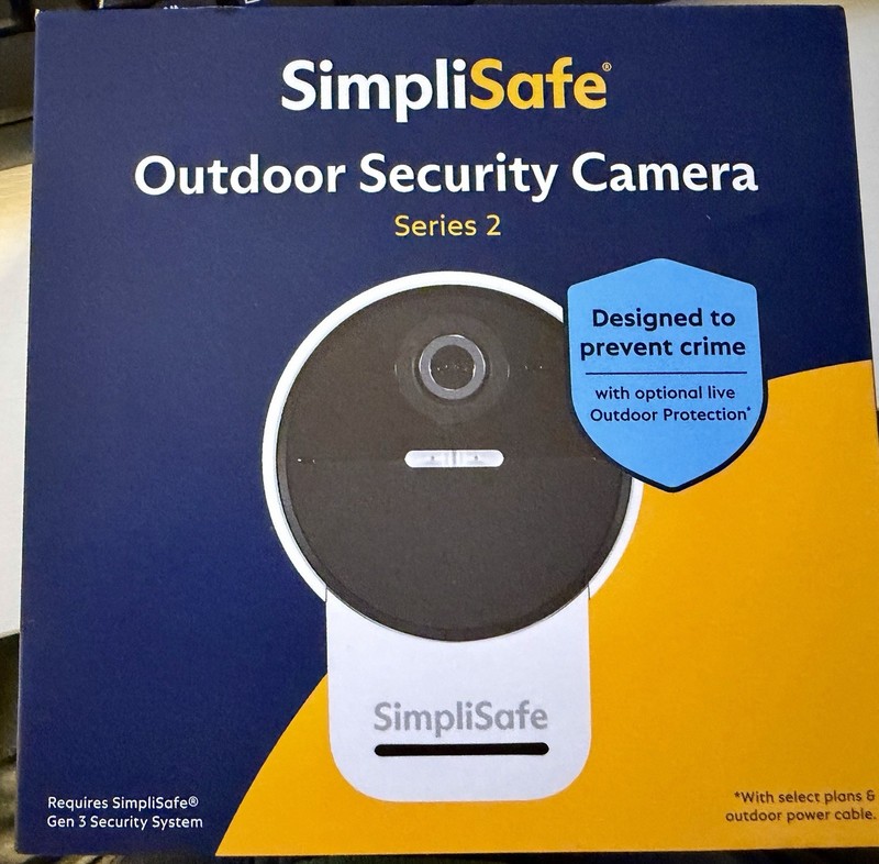 SimpliSafe (CM021) Outdoor Security Camera Series 2 – Brand New