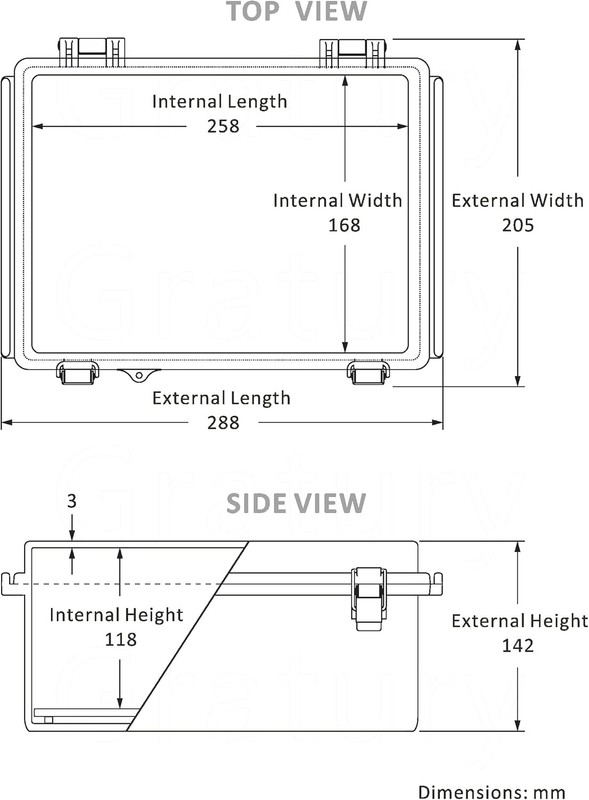 11.4"×7.5"×5.5" TC, Grey Base, Transparent Cover gallery