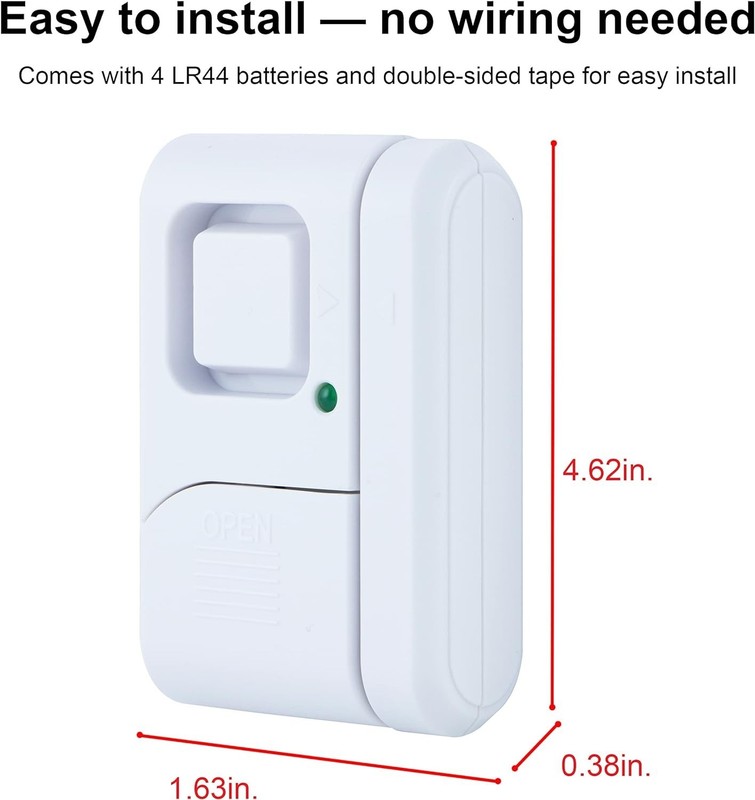Easy Install Security Alarms for Windows and Doors with High Decibel Alert gallery