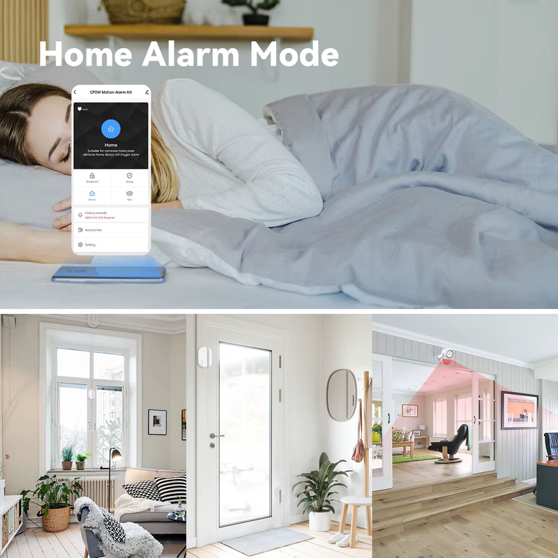 TUYA Wireless Smart Home Motion Sensor Alarm System For Home Burglary Security P gallery