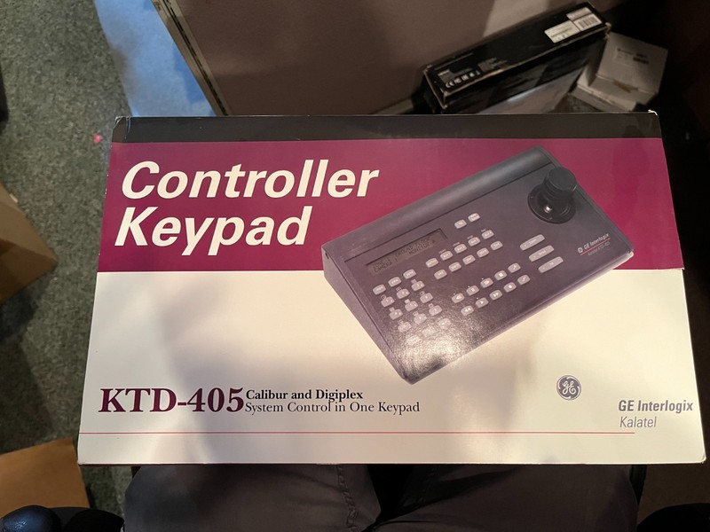 GE INTERLOGIX KALATEL KTD-405 Controller Keypad SEALED NOS