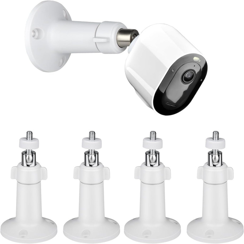 Universal Wall Mount for Arlo & Eufy Cameras - 4 Pack