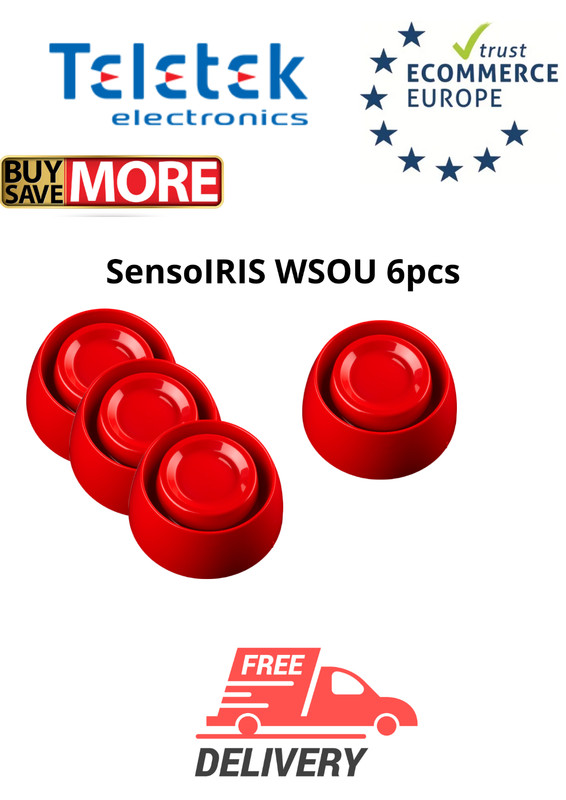 TELETEK Fire Alarm Solutions / Addressables / Sirens / SensoIRIS WSOU 6pcs KIT