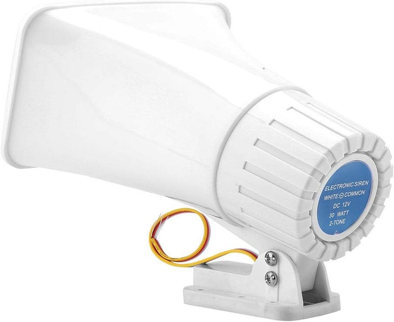 Wired Alarm Siren Horn, 150 Db DC 12V Dual Tone Wired Horn Siren Burglar anti Th gallery