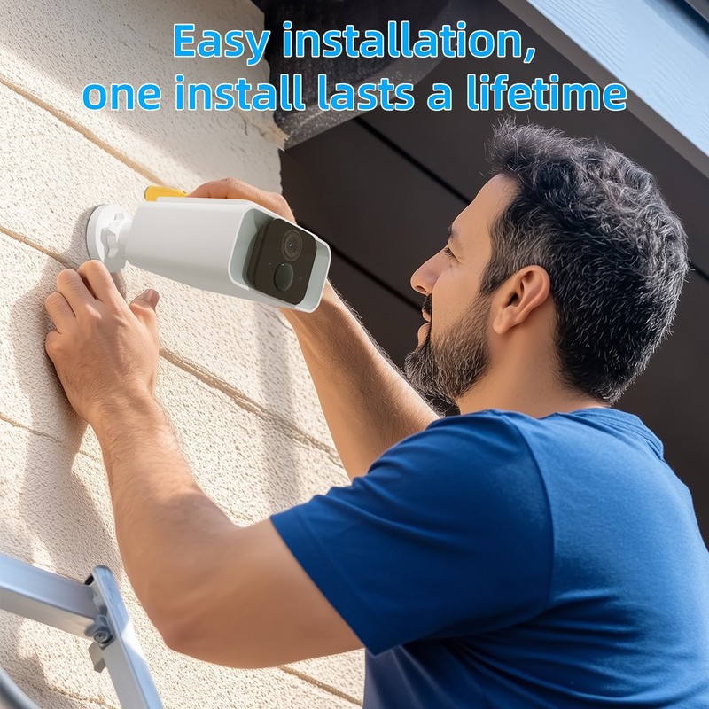 solar security cameras wireless outdoor 2K Security Camera System WiFi IPOutdoor gallery